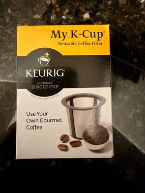Keurig My K-Cup Reusable Coffee Filter - Black and Yellow Box